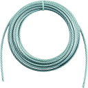 トラスコ中山 手動ウインチ用ワイヤーΦ5X5m用(切りっ放し) WW5-5