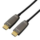 関西通信電線 4K/60P対応 光ファイバーHDMIケーブル 100m HDMIAOCVER2.0100
