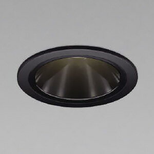 コイズミ照明 LEDベースダウンライト グレアレス 高演色タイプ 250・400・800・1000lmクラス JR12V50W・JDR40W・65W相当 埋込穴φ75mm 配光角40° 電球色(3000K) 黒色鏡面コーン 電源別売 XD258528BL