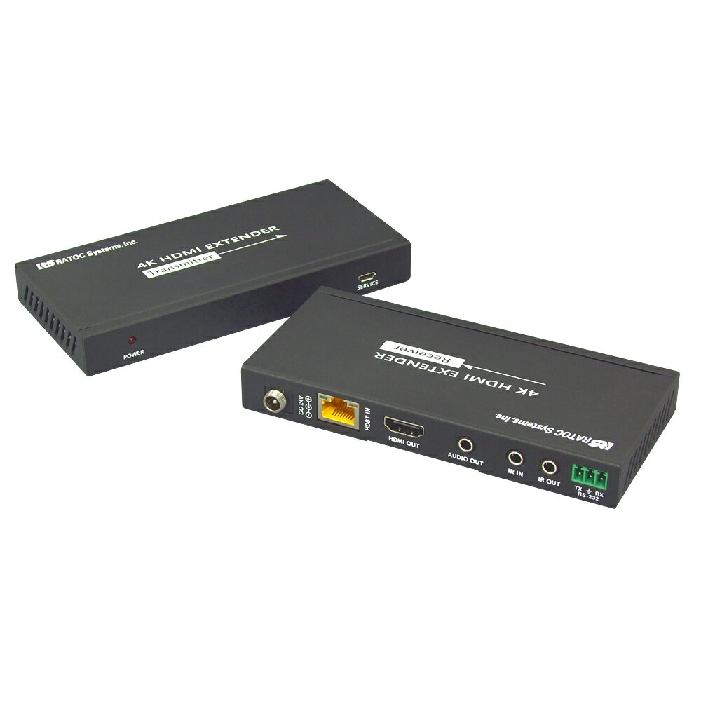 RS-HDEX100-4K 4K60Hz対応 HDMI延長器(100m) 目安=△