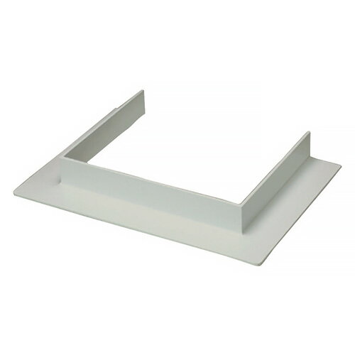 マサル工業 コ型フランジ 7号200型 ミルキーホワイト 《エムケーダクト付属品》 MDFC7203