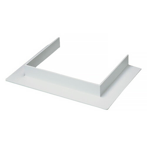 マサル工業 コ型フランジ 8号200型 ホワイト 《エムケーダクト付属品》 MDFC8202