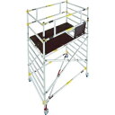 ハセガワ 高所作業台ジッピーダブル 最大使用質量225kg 作業床高さ3.05〜3.38m JASW2.0-ZS300
