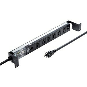 サンワサプライ サーバーラック用コンセントバー1U TAP-SVSL156-1U サンワサプライ サーバーラック用コンセントバー1U TAP-SVSL156-1U