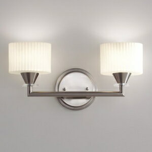 【秋の特別特価】 遠藤照明 LEDブラケットライト フロストクリプトン球40W形×2相当 調光対応 E17口金 ランプ別売 ERB6348SB