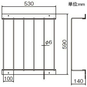 パナソニック 時計ガード 丸型φ465mm用 クリームホワイト TCG46K