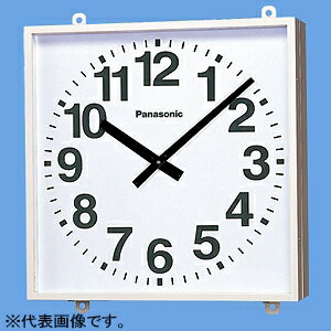 パナソニック 壁取付型子時計 屋内外兼用 □1200mm 文字デザインLF型 普通ガラス TCF2112