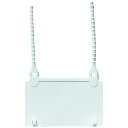 未来工業 線名札 ≪ワンタッチカラーエフ≫ プラスチック製 角形 50×30mm 結束部長さ150mm KFKY-3050W
