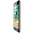 ELECOM 強化ガラスフィルム iPhone8 Plus iPhone7 Plus用 極薄0.33mm ブルーライトカットタイプ 高光沢タイプ PM-A17LFLGGBL