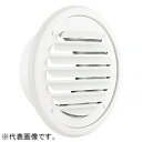 バクマ工業 丸・平型換気口 防火ダンパー付 ステンレス製 ホワイト 100φ用 BD-100TV-W(2)