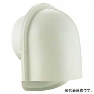 バクマ工業 U型フード付換気口 下部開放タイプ 防火ダンパー付 水切り付 取付穴付 ステンレス製 BD-125UV-P-I