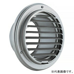 バクマ工業 丸・平型換気口 ルーバー脱着式 低圧損 アミ付 3メッシュ ステンレス製 N-200STV2-A3