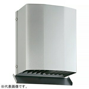 バクマ工業 角・深型フード付換気口 下部ルーバータイプ フード・ルーバー脱着式 水切り付 アミ付 3メッシュ N-225KD2-A3