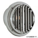 バクマ工業 丸・平型縦ガラリ換気口 右吹き コンパクトタイプ 上偏芯 防火ダンパー付 ルーバー脱着式 ND-100TGRH-A10(2)