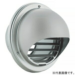 バクマ工業 丸型フード付換気口 フード・ルーバー脱着式 防火ダンパー付 アミ付 3メッシュ 取付穴付 ND-250SMV2-A3