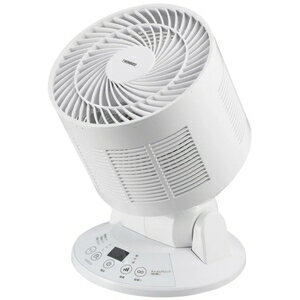 ツインバード 温度センサー付サーキュレーター 羽根径約18cm 自動運転切替 3モード搭載 ホワイト KJ-4998W