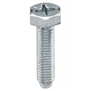 ネグロス電工 六角ボルト くぼみ先タイプ サイズM6×25 電気亜鉛めっき仕様 10個入 RM6-25