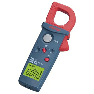 【仕様】●メーカー:三和電気計器●型番:DCL11R●商品名:ミニクランプメータ AC用 真の実効値 CTクランプ方式 クランプ開口φ22mm●導体サイズ(mm):10×25●付属品:携帯ケース(C-DCL10)・取扱説明書●AC用●真の実効値●電流測定方式:CTクランプ方式●クランプ開口(mm):φ22●導体サイズ(mm):10×25●動作方式:?—Σ方式●交流検波方式:真の実効値方式(TrueRMS)●液晶表示器:6000カウント●サンプルレート(回/秒):約2●レンジ切り換え:オート●オーバー表示:数値部にOLを表示●データホールド表示:HOLDマーク点灯●極性表示自動切換:マイナス入力時 -のみ表示●電池消耗警告:約2.3V以下でバッテリーマーク点灯●使用環境条件:高度2000m以下・屋内・環境汚染度Ⅱ●動作温度・湿度:・0〜30℃・80%RH以下(結露のないこと)・31〜40℃・80%RHから50%RHへ直線的に減少●保存温度・湿度:-10〜50℃・70%RH以下(結露のないこと)●電源:LR03(単4形アルカリ) 1.5V×2個●電池寿命(時間):約500●消費電流(mA):約1.9●オートパワーオフ:最終操作から約15分後に電源オフ●寸法(mm):H145×W54×D31●質量(g):約120(電池含む)●安全規格:IEC61010-1・IEC61010-2-030 CAT.③300V・IEC61010-2-32●EMC指令:IEC61326-1●付属品:携帯ケース(C-DCL10)・取扱説明書≪測定範囲および確度≫●交流電流(ACA):・レンジ(A):60.00・300.0・確度:50/60Hz時 ±(2%rdg+5dgt)・45〜400Hz(50/60Hz以外)時 ±(3%rdg+10dgt)・確度保証温湿度範囲:23±5℃・80%RH以下(結露のないこと)※実効値応答・AC結合(正弦波交流)