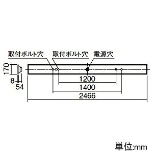 パナソニック 一体型LEDベースライト ≪リベコム iDシリーズ≫ 110形 埋込型 下面開放型 XLX800PENCRS2 [2]