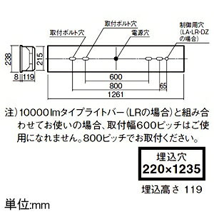 パナソニック 一体型LEDベースライト ≪iDシリーズ≫ 40形 埋込型 マルチコンフォート15タイプ フリーコンフォート XFX415EENLE9 [2]