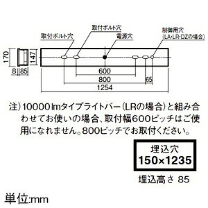 パナソニック 一体型LEDベースライト ≪iDシリーズ≫ 40形 埋込型 スクールコンフォート W150 XFX448GEWLE9 [2]