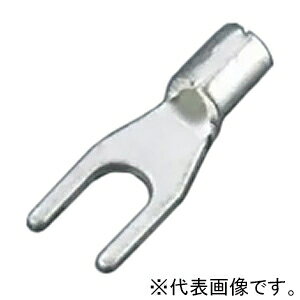 【仕様】●メーカー:デンカエレクトロン●型番:Y3.55●商品名:圧着端子 Y型 100個入●材質:銅+錫メッキ●規格:ROHS●φE:5.3●φD:5.0●φd:3.2●W:8.0 ●B:6.3●L:18.0●T:0.8