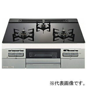 ノーリツ ビルトインコンロ ≪Fami〜ファミ〜≫ シンプルタイプ 3口コンロタイプ ブラックガラストップ 60cmタイプ N3WV6G-LPG