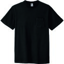 アイトス 半袖Tシャツ(ポケット付) 男女兼用 4L ブラック AZ105310104L(4)