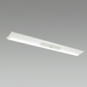 ホタルクス(NEC) LED一体型ベースライト 《Nuシリーズ》 40形 逆富士形 非常用照明器具 230mm幅 2000lm 固定出力方式 FLR40×1灯相当 昼白色 MZVB4021/20N21-N8