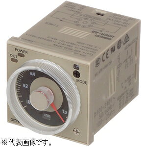 【仕様】●メーカー:オムロン●型番:H3CRA8 AC2448DC1248●商品名:ソリッドステート・タイマ 5動作マルチ 8ピン 時間仕様0.05s〜300h 接点出力(リレー2c(限時)) 電源電圧AC24〜48V/DC12〜48V●付属品:取扱説明書・コンプライアンス情報シート●種別:5動作マルチ●ピンタイプ:8ピン●時間仕様:0.05s〜300h●電源電圧:AC24〜48V/DC12〜48V●定格電源電圧:・AC24〜48V 50/60Hz・DC12〜48V リップル20%以下(単相全波整流電源まで使用可能)●許容電圧変動範囲:定格電圧の85〜110%※DC12〜48Vは90〜110%●消費電力(W):・リレーON時:約0.8(DC24V時)・リレーOFF時:約0.2(DC24V時)●復帰電圧:電源電圧の10%以下●時間レンジ数:18●動作モード:・A:オンディレー・B:フリッカオフスタート・B2:フリッカオンスタート・E:インターバル・J:ワンショット出力●制御出力(種類):限時リレー 2c●制御出力(接点出力):・抵抗負荷:AC250V 5A(cosφ=1)/DC30V 5A/DC125V 0.15A・誘導負荷(参考値):AC250V 2A(cosφ=0.4)/DC30V 3A(L/R=7ms)・最小適用負荷:DC5V 10mA(P水準・参考値)●動作・復帰方式:限時動作/自己復帰●周囲温度範囲(℃):・使用時:-10〜55(ただし、氷結しないこと)・保存時:-25〜65(ただし、氷結しないこと)●周囲湿度範囲(%):使用時 35〜85●動作時間のばらつき:・±0.2%以下(最大目盛りに対する割合)・1.2s・3sレンジでは±0.2%±10ms以下●セット誤差:±5%(最大目盛りに対する割合)±50ms以下●復帰時間(s):0.1以下●電圧の影響:・±0.2%以下(最大目盛りに対する割合)・1.2s・3sレンジでは±0.2%±10ms以下●温度の影響:・±1%以下(最大目盛りに対する割合)・1.2s・3sレンジでは±1%±10ms以下●絶縁抵抗(MΩ):100以上(DC500Vメガにて)●耐電圧:・充電金属部と非充電金属部間:AC2000V 50/60Hz 1min・制御出力と操作回路間:AC2000V 50/60Hz 1min・異極接点間:AC2000V 50/60Hz 1min・非連続接点間:AC1000V 50/60Hz 1min●インパルス電圧(kV):・電源端子間:1・導電部端子と露出した非充電金属部間:1.5●耐ノイズ:ノイズシミュレータによる方形波ノイズ(パルス幅100ns/1?s・立ち上がり1ns)±1.5kV(電源端子間)●静電気耐力(kV):誤動作 8・破壊 15●耐振動:・耐久:10〜55Hz・片振幅0.75mm・3方向・各2h・誤動作:10〜55Hz・片振幅0.5mm・3方向・各10min●耐衝撃:・耐久:1000m/s2・6方向・各3回・誤動作:100m/s2・6方向・各3回●寿命(リレー出力)・電気的:10万回以上(AC250V 5A・抵抗負荷・開閉ひん度1800回/h)・機械的:2000万回以上(無負荷・開閉ひん度1800回/h)●保護構造:・パネル表面部:IP40・端子部:IP00●外部接続方法:8ピンソケット●ケース色:マンセル 5Y7/1●質量(g):約90●適用ソケット:P2CF-08・P2CF-08-E・PF085A・P3G-08・PL08・PL08-Q・PLE08-0●付属品:取扱説明書・コンプライアンス情報シート●RoHS適合品●規格認証/適合状況:UL認証・CSA認証・CEマーキング・CCC認証・LR型式承認(イギリス船舶規格)
