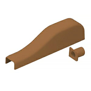 【特長】●屋内へのケーブル引込みに使用します。●ベースにモールを突当て、ツバ管を取付けます。上からカバーをはめ込みます。●取付け用ねじ穴(φ3皿)が2穴あります。【仕様】●メーカー:マサル工業●型番:OFMP26●商品名:貫通カバー●オプトモール&reg;付属品●号数:2号●サイズ(mm):W 23.3、H1 42.1、H2 12.1、L 125.0●光ファイバケーブル許容曲げ半径(mm):R30●材質:ASA●カラー:ブラウン(参考マンセル値 7.5YR5/6)