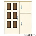 パナソニック 集合計器盤用キャビネット 屋外用 一般電力管内 屋根付き ステンレス製 木製基板付 BPS7081VW