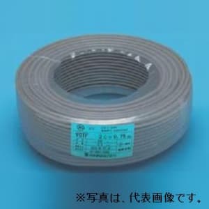 伸興電線 ビニルキャブタイヤ丸形コード 0.18&#13215; 3心 100m巻 灰色 VCTF0.18SQ×3C×100mハイ