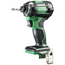 HiKOKI コードレスインパクトドライバ 10.8V 本体のみ リチウムイオン電池用 直流ブラシレスモーター 最大締付トルク170N・m WH12DCA(NN...