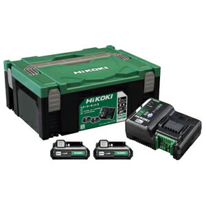 HiKOKI 2ポート急速充電器 スターターキット2 スライド式 10.8V/14.4V/18V/マルチボルト対応 リチウム..