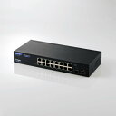 ELECOM レイヤー2 Giga対応 Webスマートスイッチ EHB-SG2C16(2)