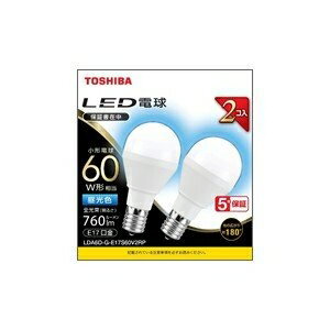  LEDŵ ߥ˥ 60W ۸  E17 2P LDA6D-G-E17S60V2RP