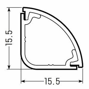 ̤�蹩�� C�⡼�� �����ʡ�(����)�� ��Ĺ1m �ߥ륭���ۥ磻�� ABS�� CML-1M