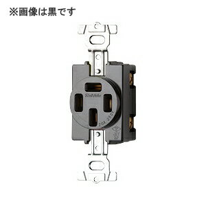 明工社 接地 3P 20A 埋込コンセント 20A 250V 白 MU2821WW