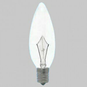 アサヒ 【ケース販売特価 25個セット】 シャンデリアランプ C32 110V15W 全光束:90lm 口金:E17 クリヤー C32E17110V-15W(C)_set