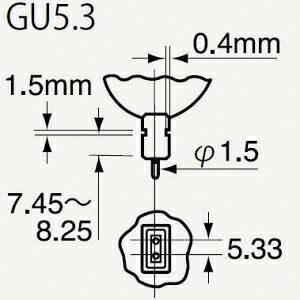 ウシオ 【ケース販売特価 10個セット】 ハロゲンランプ JRφ50 12V 75W形 ビーム角6...