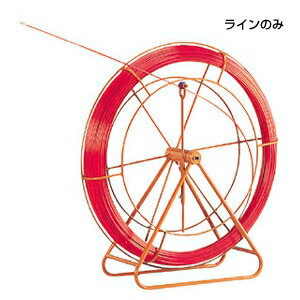 ジェフコム ファイバーレッドライン φ6.3 100m 線のみ RG-0610