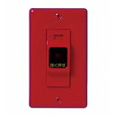 明工社 ML非常用押釦スイッチ 赤プレート付 認定用 7A 300V ML1119