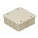 未来工業 【お買い得品 20個セット】 PVKボックス 大形四角浅型 ノック付き ベージュ PVK-ALNJ_20set
