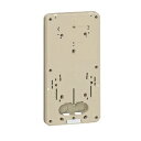未来工業 積算電力計取付板 1個用 カードホルダー付 ベージュ B-2LJ(2)
