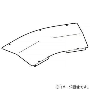 ネグロス電工 水平ベンド屋根形カバー SR・QRタイプ 角度30° 適合ラック幅800mm ステンレス製 S-CVA830Y