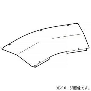 ネグロス電工 水平ベンド屋根形カバー SR・QRタイプ 角度30° 適合ラック幅900mm ステンレス製 S-CVA930Y