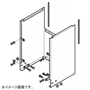 ネグロス電工 フード接続ラック QRタイプ 適合ラック幅400mm 高耐食性めっき鋼板製 SD-QRFBZ40