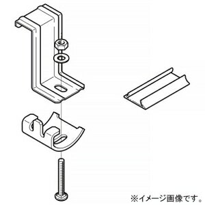 ネグロス電工 アングル用振れ止め金具 ARタイプ 腐食防止用 フランジ厚9〜18mm用 適合ラック7AR 7ARS9T