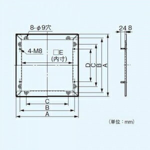 【楽天市場】パナソニック 有圧換気扇 専用部材 取付枠 35cm用 ステンレス製 FY-KHX353：電材堂